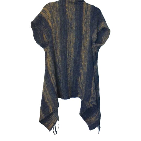 Tarnish Fringe Sweater Vest Cardigan Grunge Hippie Boho One Size - Picture 2 of 6